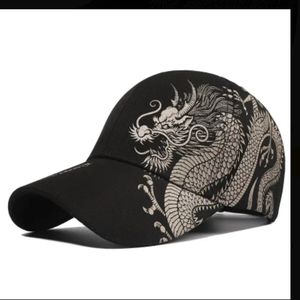 Dragon Printed Baseball Cap